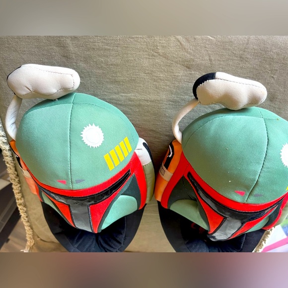 Star Wars Boba Fett Slippers (Size 7-9) Like New! - Picture 3 of 9